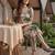 Women Ethnic Motifs Printed Regular Linen Kurta with Trousers
