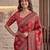 Designer ajrak digital print saree for festive