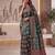 Designer ajrak digital print saree for festive