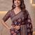 Designer ajrak digital print saree for festive