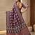Designer ajrak digital print saree for festive
