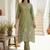 Women Floral Embroidered Regular Thread Work Kurta with Trousers