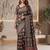 Designer ajrak digital print saree for festive