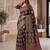 Designer ajrak digital print saree for festive