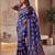 Designer ajrak digital print saree for festive