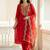 Women Ethnic Motifs Embroidered Regular Thread Work Liva Kurta with Trousers & With Dupatta