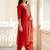 Women Ethnic Motifs Embroidered Regular Thread Work Liva Kurta with Trousers & With Dupatta