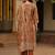Women Ethnic Motifs Regular Thread Work Kurta with Trousers & With Dupatta