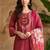 Women Floral Embroidered Regular Thread Work Kurta with Trousers & With Dupatta