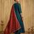 Embroidered Vichitra Silk Flared Anarkali Pant and Dupatta Set