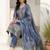 Women Ethnic Motifs Regular Liva Kurta with Trousers & With Dupatta