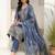 Women Ethnic Motifs Regular Liva Kurta with Trousers & With Dupatta