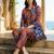 Women Floral Printed Regular Pure Cotton Kurti with Trousers