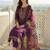 Women Floral Embroidered Regular Thread Work Liva Kurta with Trousers & With Dupatta