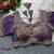 Purple pure italian apple cut jari cording sequins work blouse