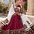 Maroon Color Kutch Work Lehenga With Kutch Work Blouse For Navratri - free size