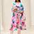 Women Floral Printed Regular Thread Work Kurta with Trousers & With Dupatta