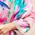 Women Floral Printed Regular Thread Work Kurta with Trousers & With Dupatta