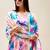 Women Floral Printed Regular Thread Work Kurta with Trousers & With Dupatta