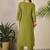 Women Ethnic Motifs Embroidered Regular Thread Work Pure Cotton Kurta with Trousers
