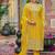 Ethnic Motifs Embroidered Regular Thread Work Kurta with Trousers & With Dupatta
