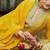 Ethnic Motifs Embroidered Regular Thread Work Kurta with Trousers & With Dupatta