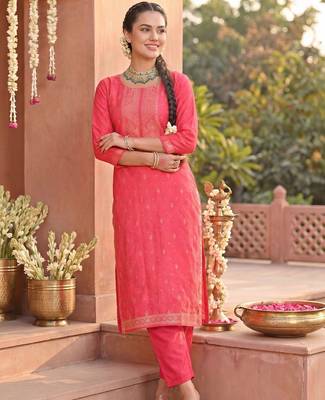 Women Ethnic Motifs Printed Regular Kurta with Trousers & With Dupatta 6