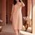 Women Ethnic Motifs Embroidered Regular Sequinned Kurta with Trousers