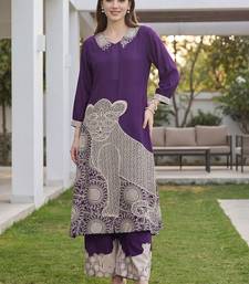 Women Ethnic Motifs Printed Regular Kurta with Palazzos
