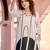 Off White Printed A-line Kurta Trousers Set