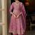 Women Ethnic Motifs Embroidered Panelled Thread Work Kurta with Trousers & With Dupatta