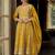 Women Ethnic Motifs Embroidered Empire Mirror Work Kurta with Palazzos & With Dupatta