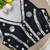 Black navratri mirror work rayon silk blouse