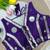 Purple navratri mirror work rayon silk blouse