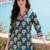 Women Floral Printed Regular Thread Work Pure Cotton Kurta with Trousers
