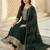 Women Ethnic Motifs Embroidered Empire Thread Work Kurta with Trousers & With Dupatta