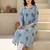 Women Printed Regular Pure Cotton Kurta with Trousers