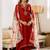 Women Floral Embroidered Regular Thread Work Kurta with Patiala & With Dupatta