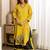 Women Ethnic Motifs Printed Regular Thread Work Kurta with Palazzos