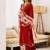 Women Floral Embroidered Regular Thread Work Kurta with Patiala & With Dupatta