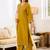 Women Floral Embroidered Regular Thread Work Kurta with Palazzos & With Dupatta