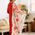 Women Floral Embroidered Regular Thread Work Kurta with Palazzos & With Dupatta
