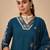 Women Ethnic Motifs Embroidered Regular Kurta with Trousers & With Dupatta