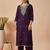 Women Ethnic Motifs Embroidered Regular Thread Work Kurta with Palazzos & With Dupatta