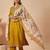 Women Floral Embroidered Regular Thread Work Kurta with Palazzos & With Dupatta