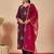 Women Ethnic Motifs Embroidered Regular Thread Work Liva Kurta with Trousers & With Dupatta