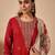 Women Floral Embroidered Regular Thread Work Kurta with Trousers & With Dupatta