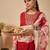 Women Floral Embroidered Regular Thread Work Kurta with Trousers & With Dupatta