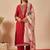 Women Floral Embroidered Regular Thread Work Kurta with Trousers & With Dupatta