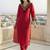 Women Ethnic Motifs Embroidered Regular Thread Work Kurta with Trousers